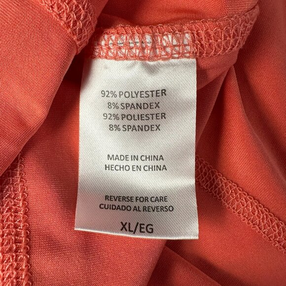 Swiss Alps‎ Women's Hooded Sun Protection Swim Cover-Up Dress, Size XL, Tea Rose - Picture 9 of 10